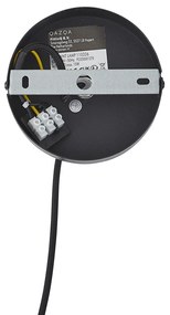 Modern függőlámpa fekete 50cm 3-lámpás - Drum Duo