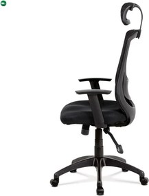 Fekete Hálós Irodai Szék, Szinkron Mechanikával. KA-A186 BK