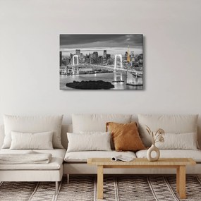 Kép - A nagyváros a sárga toronnyal (90x60 cm)