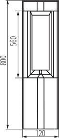 KANLUX 36550 PEVO Modern Kültéri Állólámpa IP65