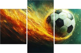 Kép - Focilabda repülés közben (90x60 cm)
