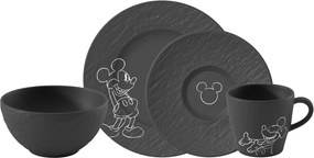 Manufacture Rock reggelizőkészlet - Mickey egér, 4 darabos - Villeroy & Boch
