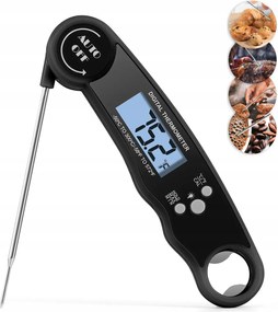 Konyhai Hőmérő -50-300°C Vezeték Nélküli Digitális LCD Steak Hús Szonda