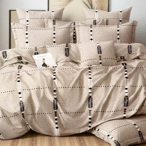 Homa ALEVA STILL 3 részes flanel ágynemű 140x200 cm