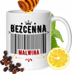 Bögre Malvina Barátnőknek Ajándék Nyomtatott Fehér 330ml