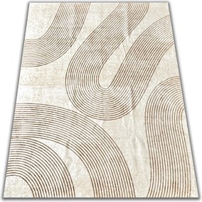 Bézs Szőnyeg A Nappaliba 120X160 Puha Haj Könnyű Szőnyeg Puha Gyapjú