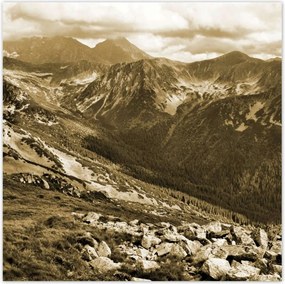 Poszterek 30x30 Tátra Lengyel hegyek Kilátás