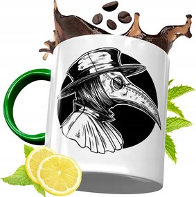 Zöld Bögre Orvosnak Ajándékba, fényképes nyomattal