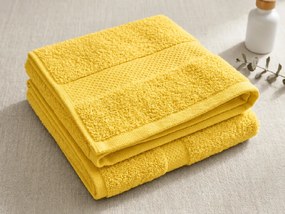 Törölköző EMBORIA 50x100 cm sárga, 100% pamut