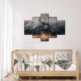Zerge a tűzben képe (150x105 cm)