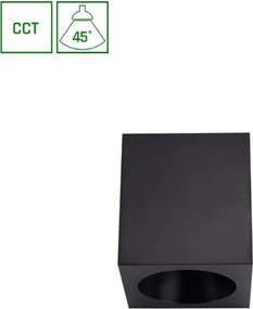 Mennyezeti lámpa falra szerelhető cső négyzet 7W Cct Változtatható Fényszín