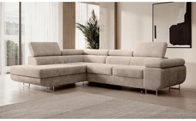Sarokkanapé Stiletto (B) (sötét bézs + ezüst). Akció -15%. 1099704