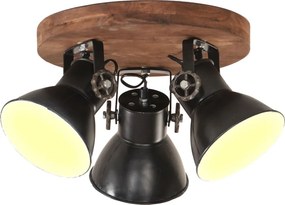 vidaXL fekete ipari függőlámpa 25 W 42 x 27 cm E27