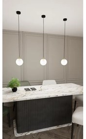 Csillár zsinóron ROYAL 1xE14/10W/230V átm. 14 cm fekete