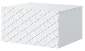 Scalia 50 1SZ éjjeliszekrény szett 2 db, falra szerelhető - matt fehér