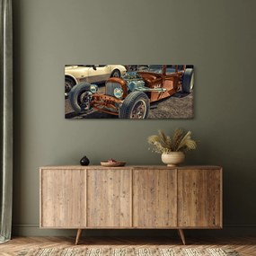 Barna autó képe (120x50 cm)
