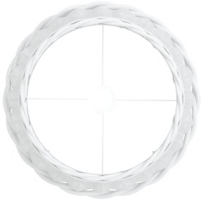 fehér fonott lámpaernyő Ø40x26 cm