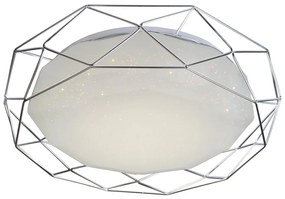 Candellux LED Mennyezeti lámpa SVEN LED/24W/230V á. 43 cm fényes króm CA0708