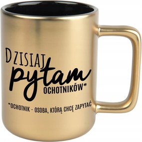 Matt Bögre Arany Fekete Beltéri 360ml Vicces Ajándék Önkénteseknek