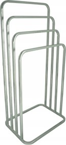 Round Törölközőtartó 4 karos fém, ezüst