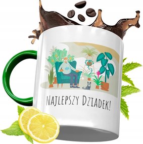 Zöld Bögre Nagypapának Születésnapi Ajándék fényképes nyomtatással