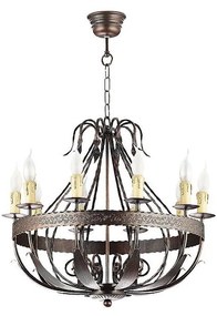 Csillár láncon LOARA 10xE14/60W/230V