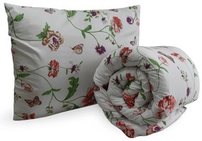 Egész éves paplan szett 140x200 cm üreges szálból 70x90 cm párnával MEADOW FLOWERS