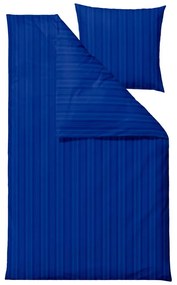 Sötétkék egyszemélyes damaszt ágyneműhuzat 140x200 cm Noble – Södahl