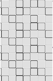 vidaXL zuhanyzó redőny 160x240 cm szövet szélessége 156 cm