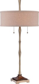 Quoizel klasszikus asztali lámpa hickman antik bronz elsqzs-ckhm1879t