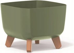 Gracie Squat virágcserép földzöld 24 cm