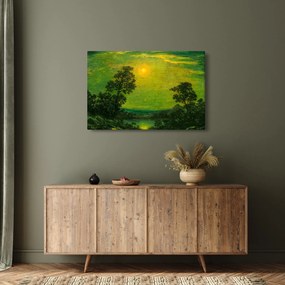 Kép - Imitator of Ralph Albert Blakelock, Moonlight, reprodukciók (90x60 cm)