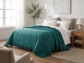 Ágytakaró MONTEGO, petrolkék Méret: 220 x 240 cm