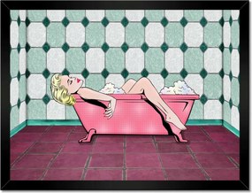 Poszterek keretben 40x30 Marylin Monroe a kádban