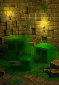 Poszter, Mojang, Minecraft, Creeer, Alex, Enderman, Zombie,