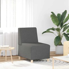 sötétszürke szövet kanapéfotel 55 cm