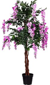 PLANTASIA Műnövény Wisteria 120 cm rózsaszín