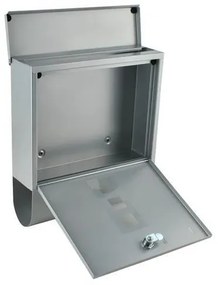 Ezüstszínű postaláda 34x30,7 cm