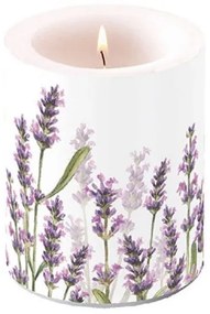Lavender Shades white átvilágítós gyertya 12x10cm