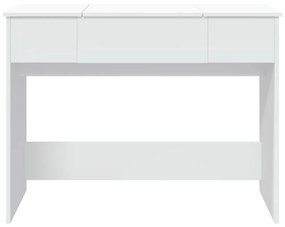 fehér fésülködőasztal tükörrel 100x45x76 cm