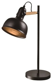 Fekete fém asztali lámpa (magasság 56 cm) Reno – Candellux Lighting