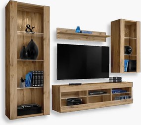 komodee Tivoli Medio Rtv szett Wotan tölgy nappalihoz