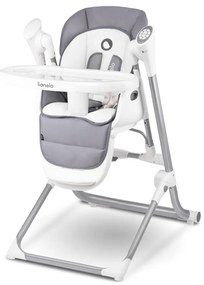 Lionelo - Gyermek étkezőszék NILES Szürke 4xAA