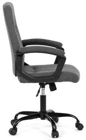 Irodai szék hintamechanikával, szürke szövetkárpittal. KA-Y391 GREY2