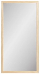 Scottsdale fali tükör fa kerettel, natúr, 45x75 cm