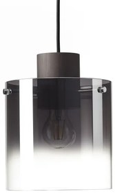 Brilliant - BETH kábeles függeszték 3xE27/60W/230V fekete/füstszínű