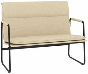 krémszínű szövet pad 100 x 64 x 80 cm