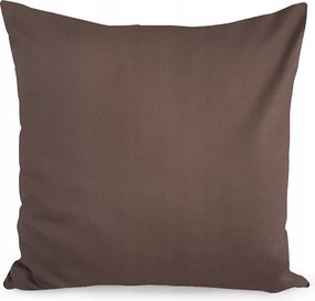 Dekorációs Párnahuzat 45x45 Sima Puha Barna