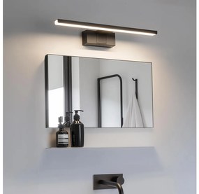 Aigostar B.V. Aigostar - LED fürdőszobai tükörvilágítás LED/8W/230V 4000K 40 cm IP44 fekete AI1462
