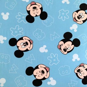 Disney Mickey gumis lepedő blue 90x200cm